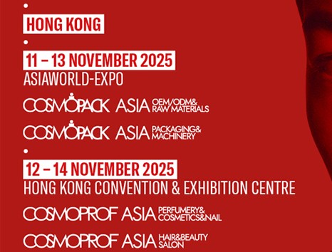 CosmoPack Asia, Hong Kong 2025 11-13 November 2025, Booth Number 5-J29